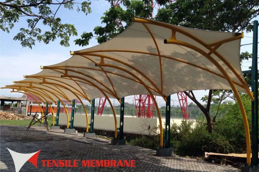 desain kanopi membran